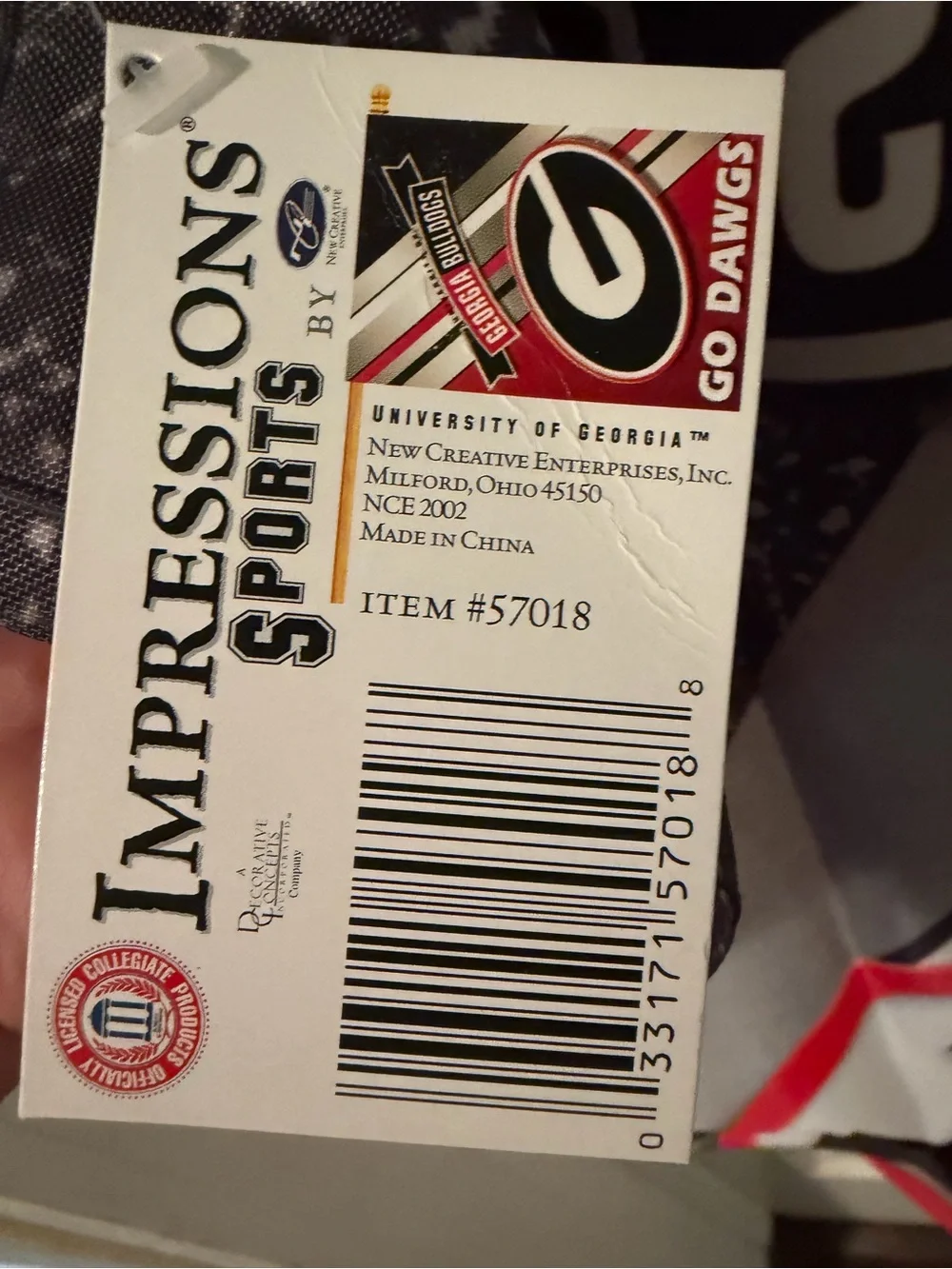 Impressions Black Georgia Bulldogs 'Go Dawgs' Flag